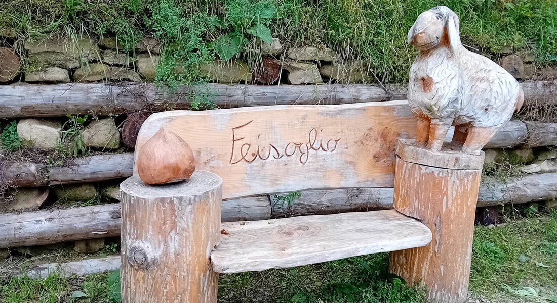 FEISOGLIO, La pecorella tra le nocciole