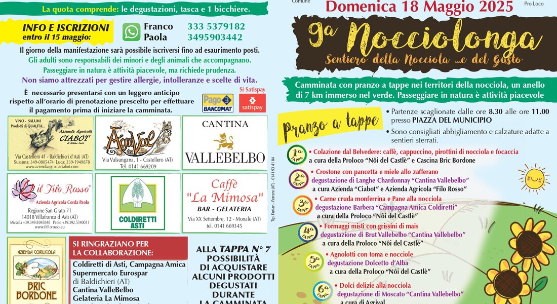 9° Nocciolonga - Sentiero della Nocciola... e del Gusto - Castellero (AT)