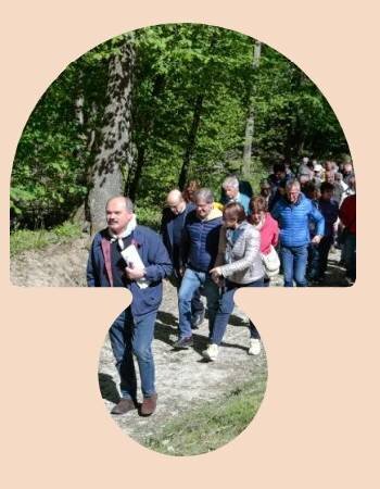 Passeggiata Resistente nel bosco dei Pensieri - Serralunga d'Alba