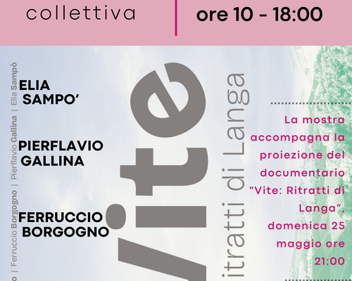 Mostra d'Arte collettiva "Vite. Ritratti di Langa" - La Morra (CN)