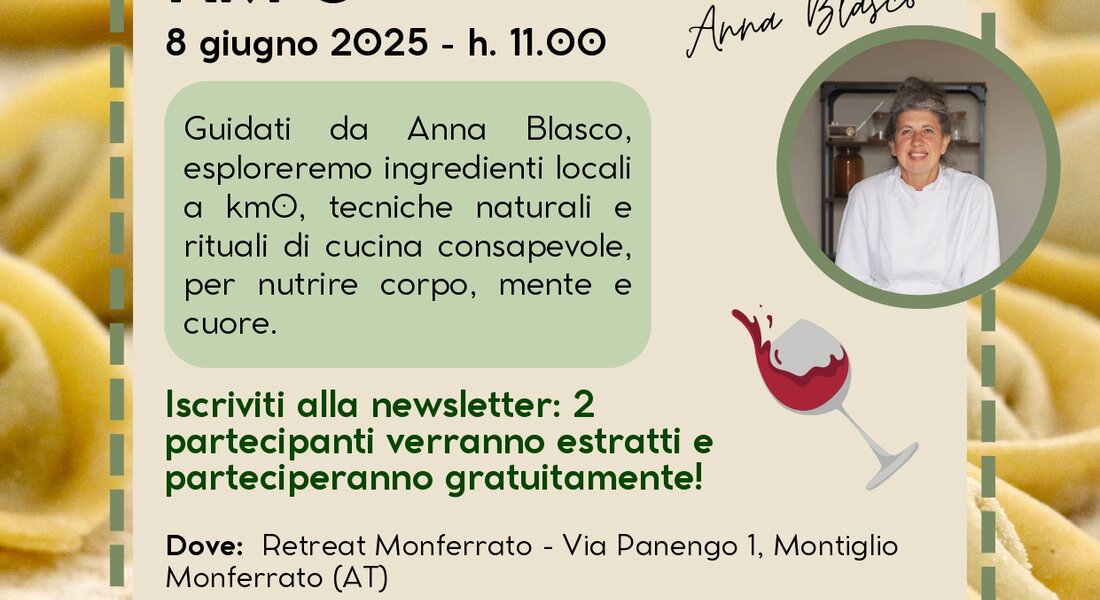  Mindful Cooking Class  - Montiglio Monferrato