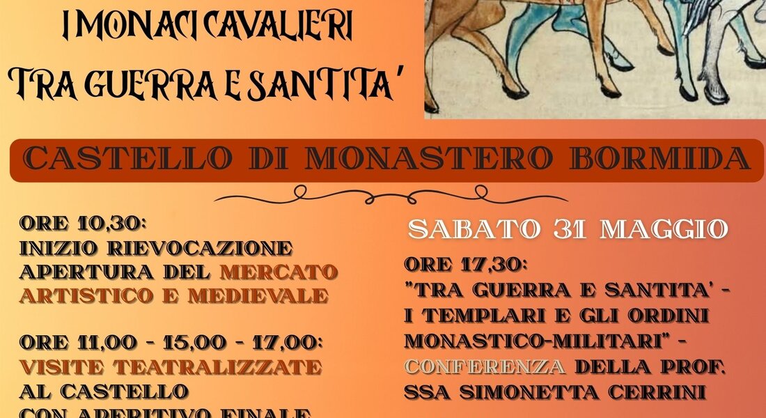 "Di croce e di spada - i monaci cavalieri tra guerra e santità" - Monastero Bormida