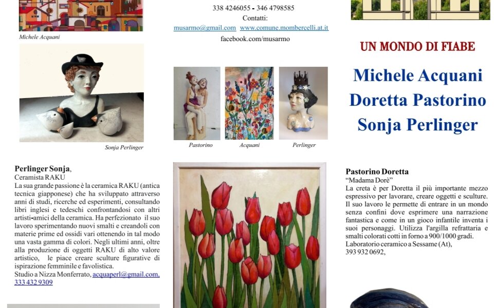 Mostra "Un Mondo di Fiabe - Opere di Michele Acquani, Doretta Pastorino, Sonja Perlinger"" - Mombercelli (AT)