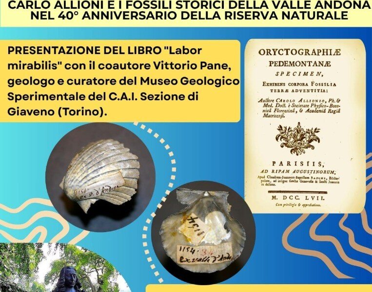 Mostra "Carlo Allioni e i Fossili storici della Valle Andona nel 40° anniversario della Riserva Naturale" - Asti (AT)