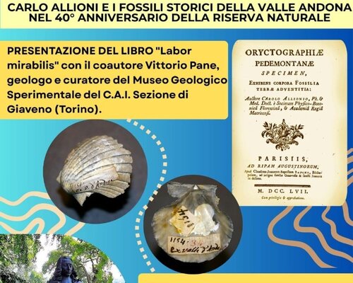 Mostra "Carlo Allioni e i Fossili storici della Valle Andona nel 40° anniversario della Riserva Naturale" - Asti (AT)