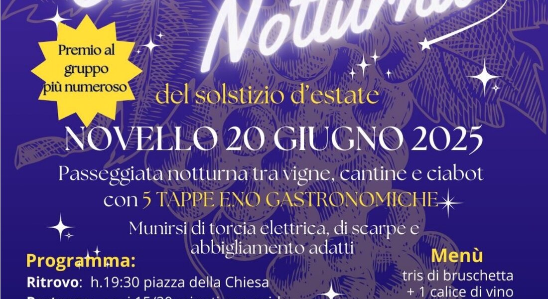 Camminata Notturna del Solstizio d'Estate - Novello (CN)
