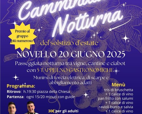 Camminata Notturna del Solstizio d'Estate - Novello (CN)