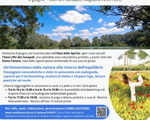 The Oasis of the Spirit. Yoga and poetry in nature - Magliano Alfieri