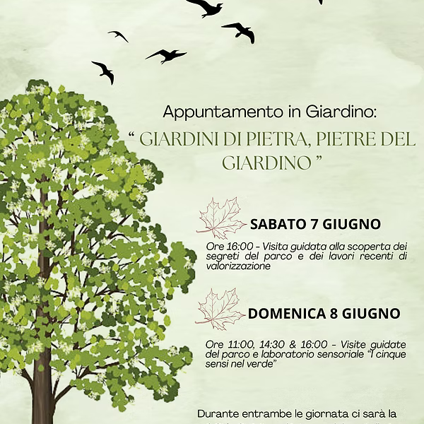 Appuntamento in Giardino - Free guided tours of the Monticello d'Alba Castle Park