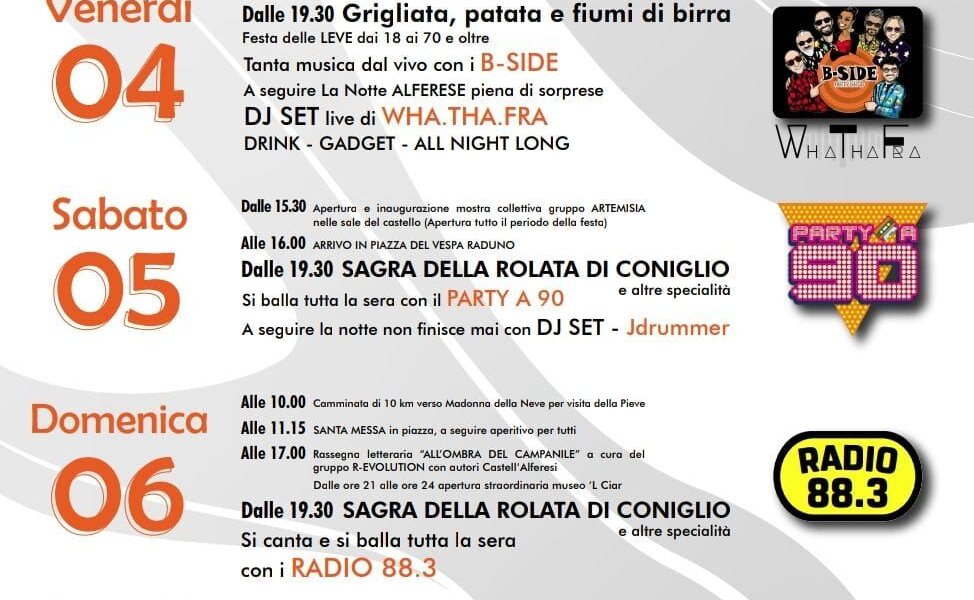 Festa Patronale dei SS.Pietro e Palo -  Castell'Alfero