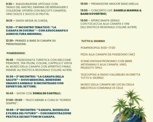 CELLE TUTTO CANAPA 2025 - Celle Enomondo (AT)