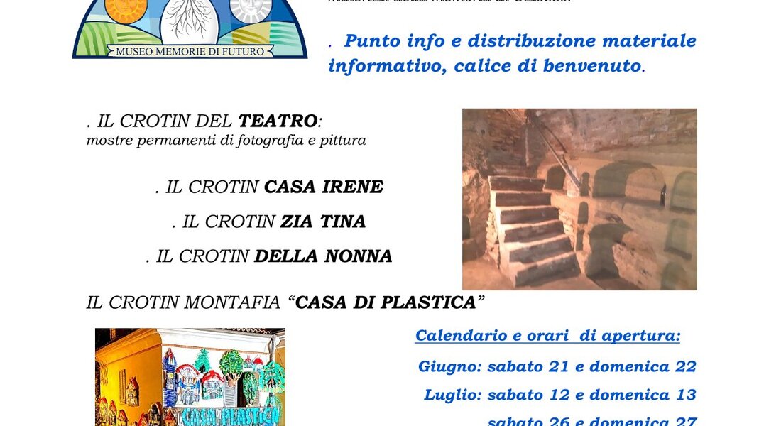 Apertura  del Museo Memorie di Futuro e dei Crutin - Calosso