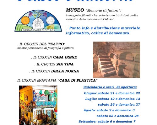 Apertura  del Museo Memorie di Futuro e dei Crutin - Calosso