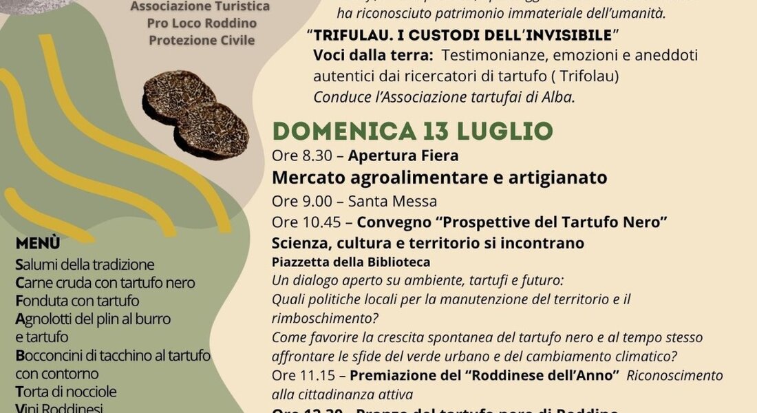 Fiera del tartufo nero di Roddino 15esima ed. - Roddino (CN)