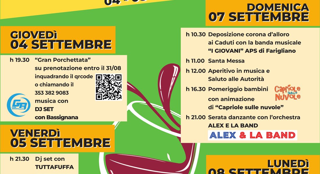 Festa dell'amicizia e del bon vin - fraz. Vergne - Barolo