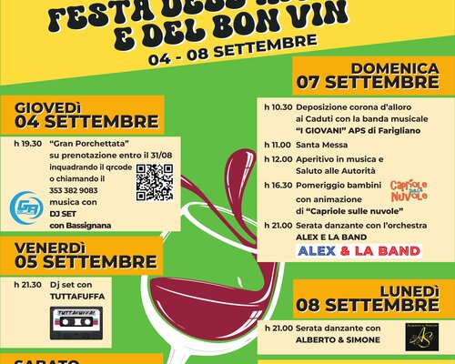 Festa dell'amicizia e del bon vin - fraz. Vergne - Barolo