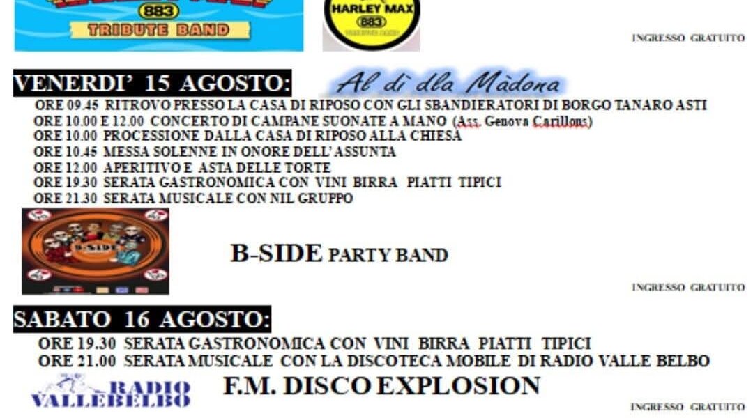 Festa patronale di Grana Monferrato (AT)