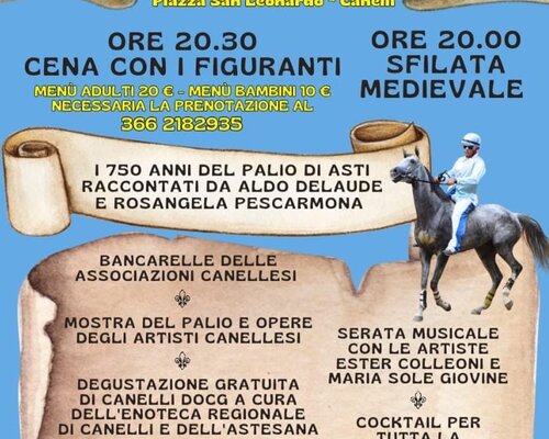 Waiting for the Palio: Dinner of the Parade - Canelli