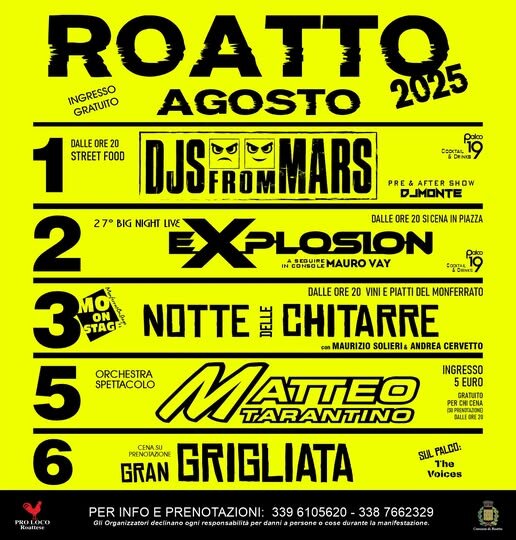 Festa patronale di Roatto