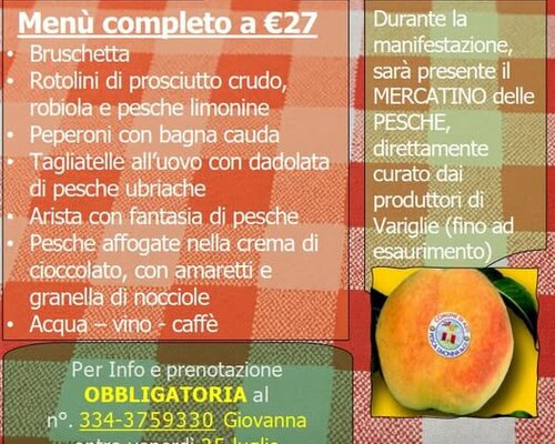 Variglie in Festa e Sagra della Pesca "limunin" - Asti fraz. Variglie