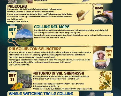 Le giornate delle famiglie al Paleontologico - Asti