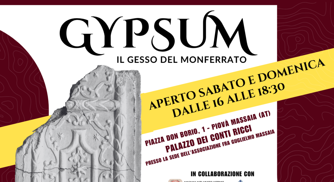 Mostra "Gipsum". Il gesso del Monferrato - Piovà Massaia