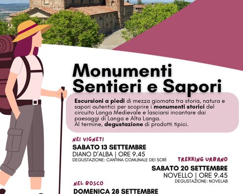 Monumenti, sentieri e sapori in Alta Langa - Monuments, paths and flavors in Alta Langa