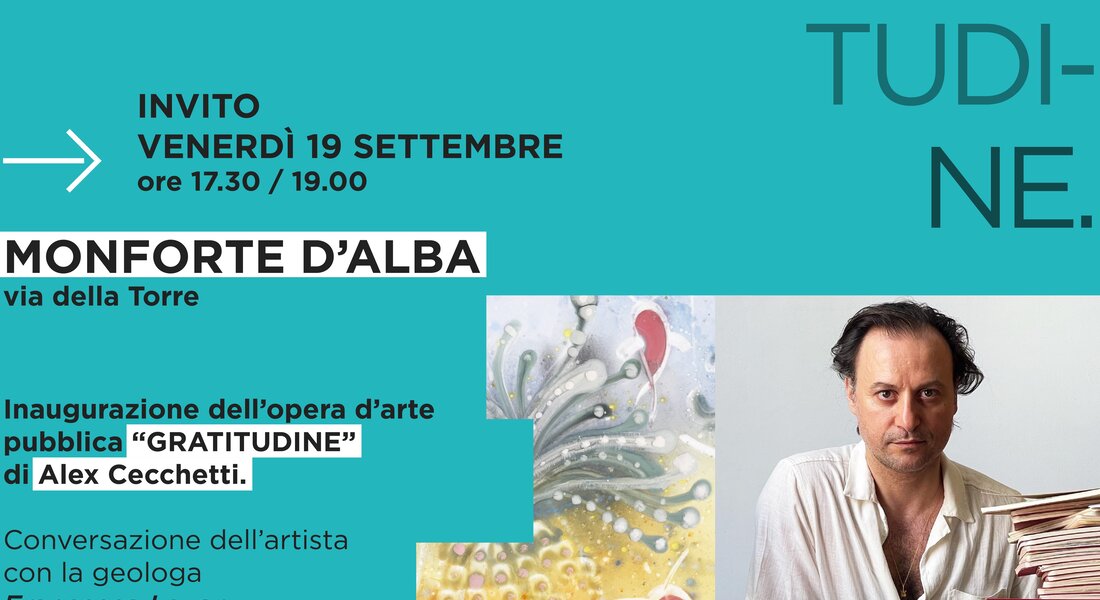 Inaugurazione opera d'arte "Gratitudine" - Monforte d'Alba (CN)