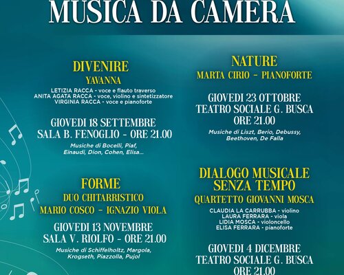 47° Stagione Musica da camera - Alba