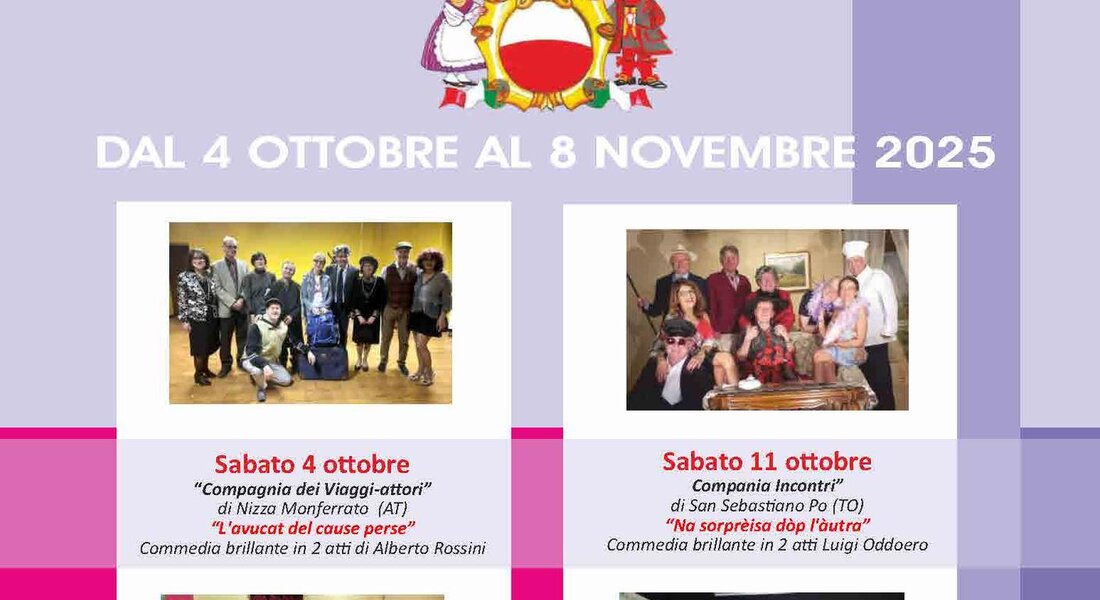 XLII Stagione di Teatro in Lingua Piemontese - Moncalvo (AT)