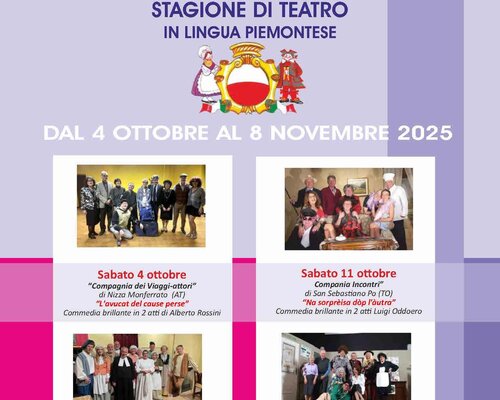XLII Stagione di Teatro in Lingua Piemontese - Moncalvo (AT)