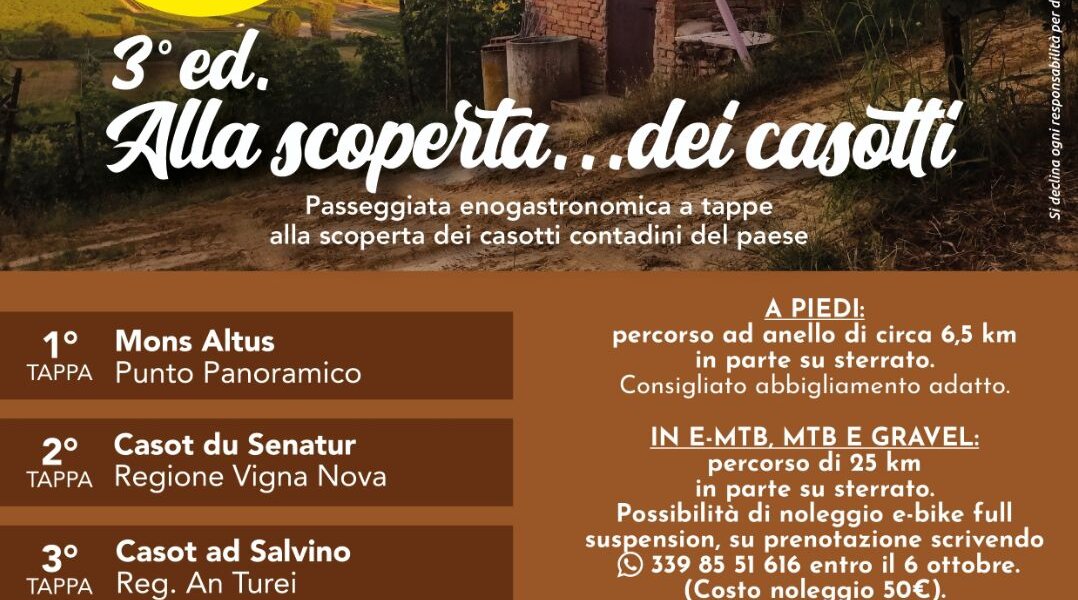 "Alla scoperta..dei casotti" - Montaldo Scarampi
