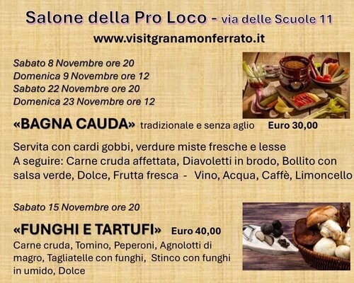 "Sapori d'autunno" a Grana Monferrato (AT)