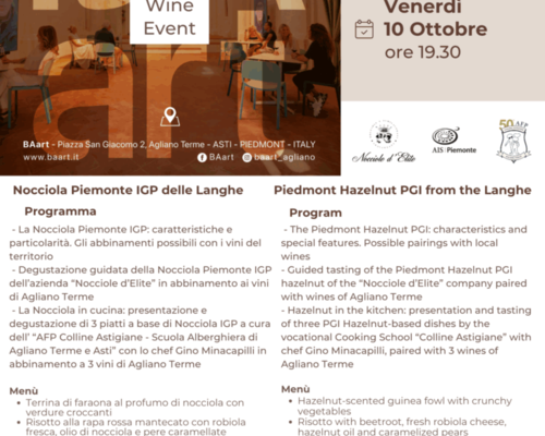 Seminario Nocciola Piemonte IGP delle Laghe - Agliano Terme