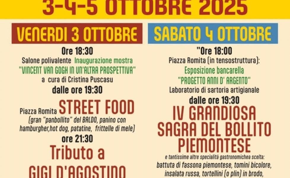Festa Patronale e Grandiosa Sagra del Bollito Piemontese - Baldichieri (AT)
