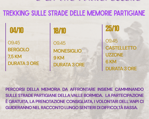 Trekking "...Valle Bormida. E' là che vorrei essere" 