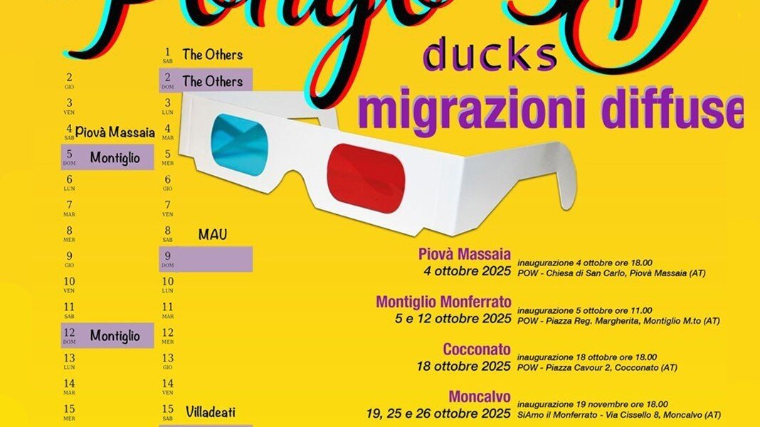 Mostra diffusa "Pongo 3D migrazioni diffuse" 