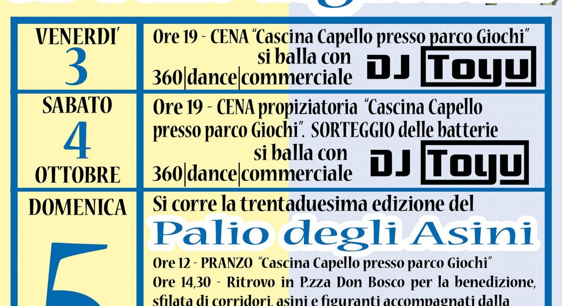 32° Palio degli Asini e... - Montafia (AT) 