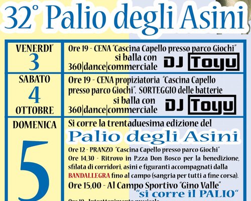 32° Palio degli Asini e... - Montafia (AT) 