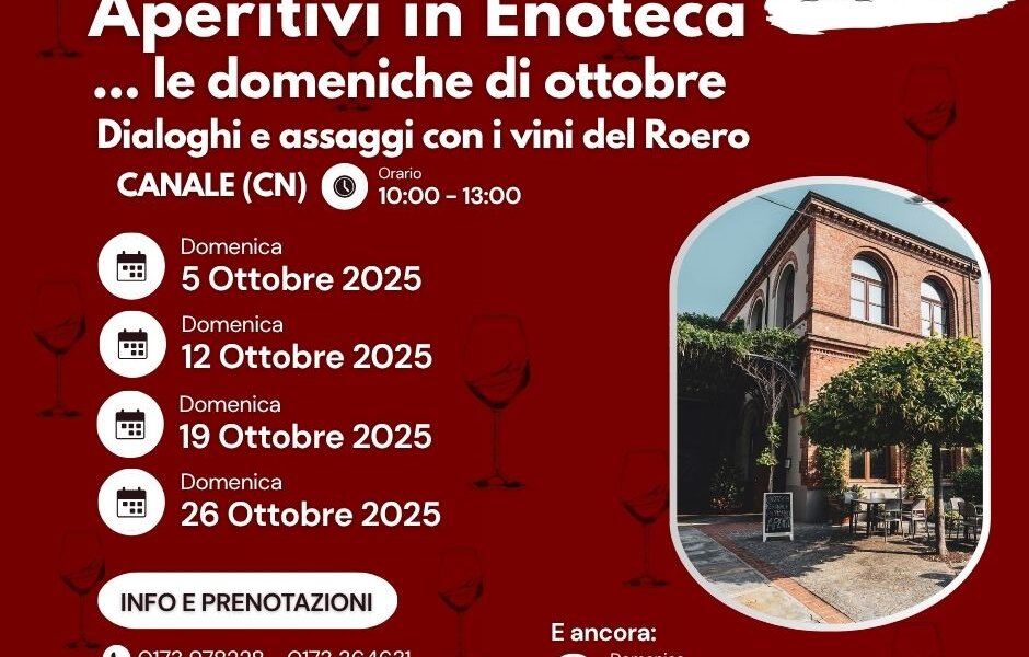 Aperitivi in Enoteca - Canale