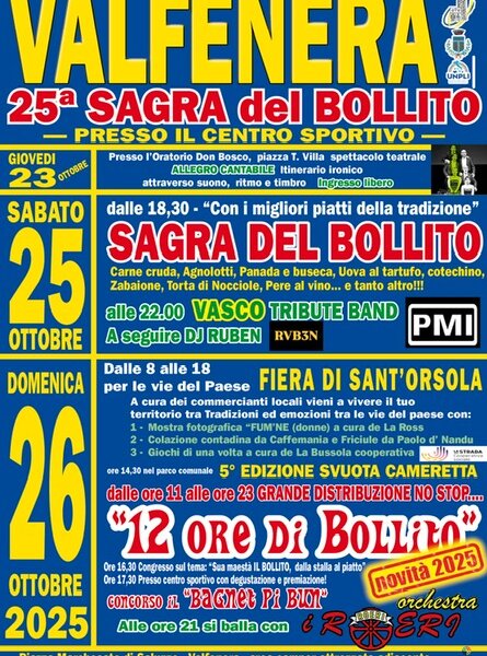  Sagra del Bollito - Fiera di Sant'Orsola -Valfenera (AT)