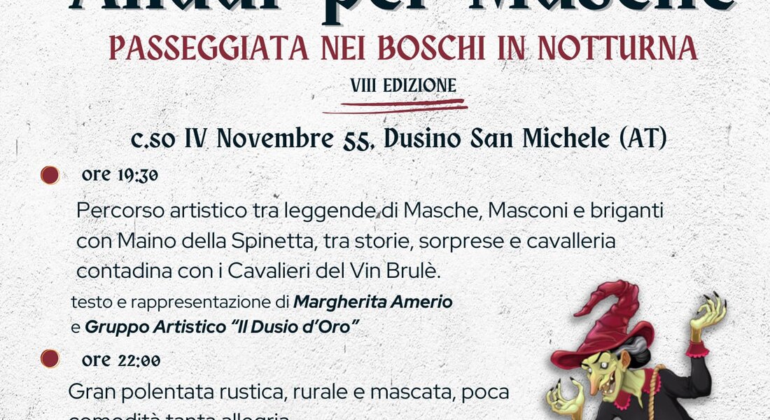 Andar per Masche - Dusino San Michele (AT)