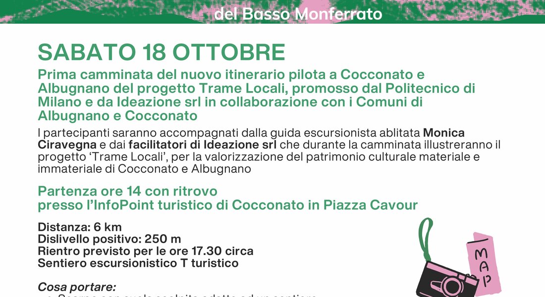 Trame locali - Cocconato e Albugnano
