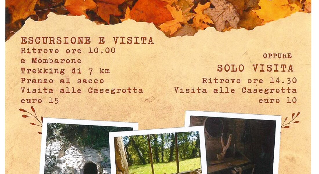 Escursione alle Casegrotta - Asti - fraz. Mombarone