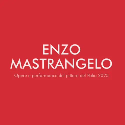Enzo Mastrangelo. Opere e performance del pittore del Palio 2025 - Alba