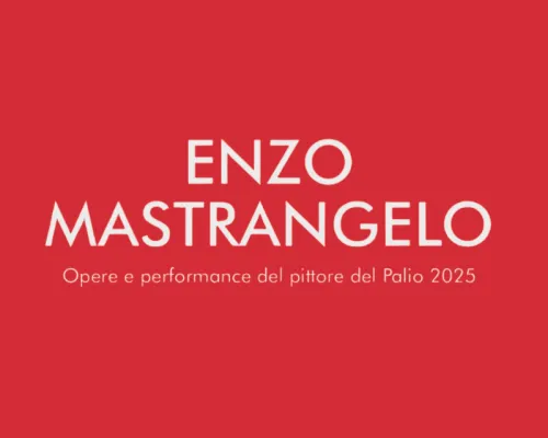 Enzo Mastrangelo. Opere e performance del pittore del Palio 2025 - Alba