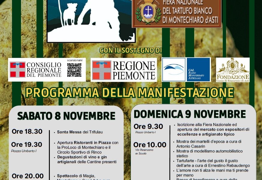 Fiera Nazionale del Tartufo Bianco del Monferrato - Montechiaro d'Asti Fiera Nazionale del Tartufo Bianco del Monferrato - Montechiaro d'Asti