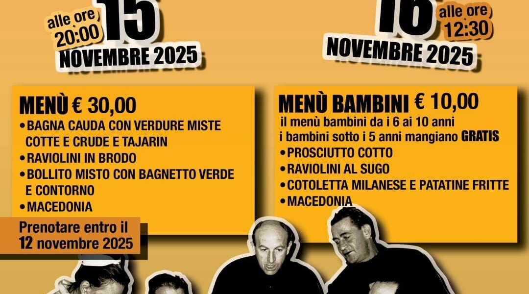 Grande Bagna Cauda - Villa San Secondo (AT) Grande Bagna Cauda - Villa San Secondo (AT)