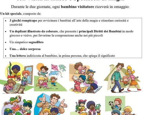 Giornata Internazionale dei Diritti dell'Infanzia al Museo della Magia - Cherasco (CN)