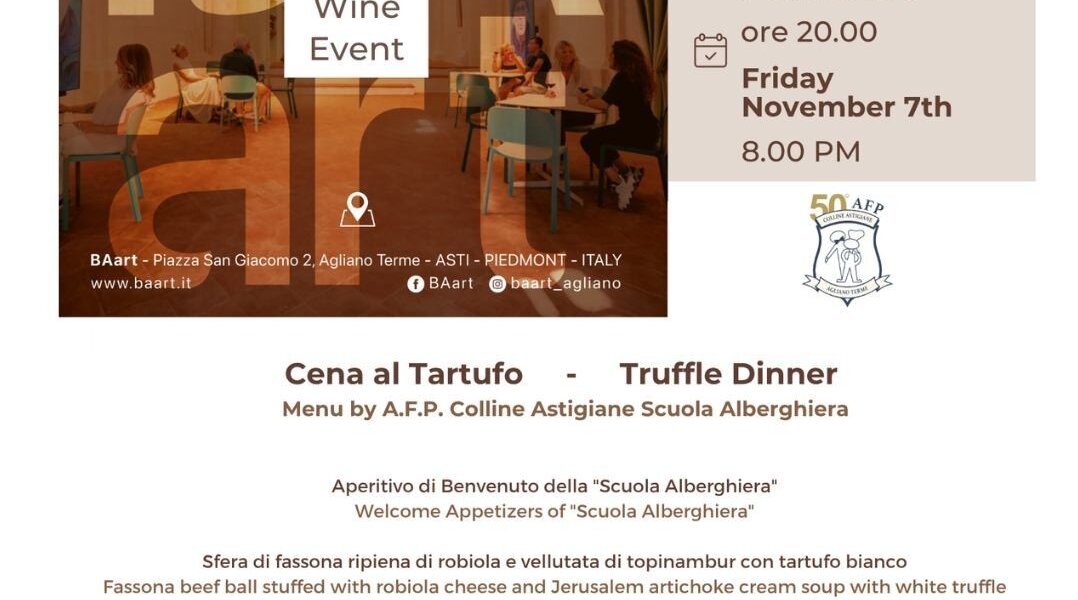 Cena al Tartufo - Agliano Terme Cena al Tartufo - Agliano Terme